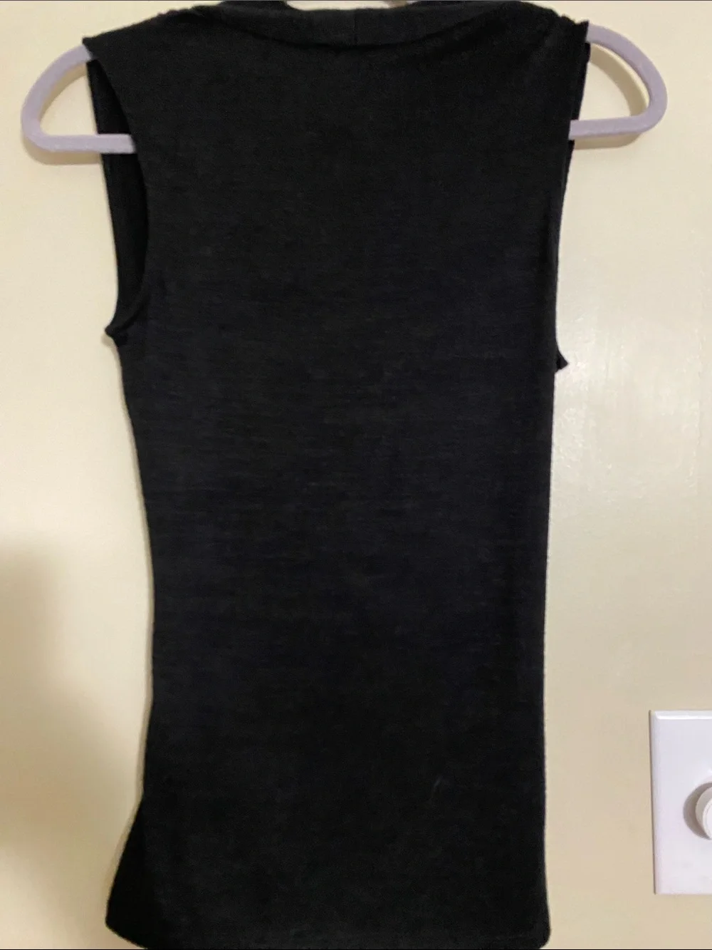 41 Hawthorn Black Wrap-Front Sleeveless Top - Picture 5 of 5
